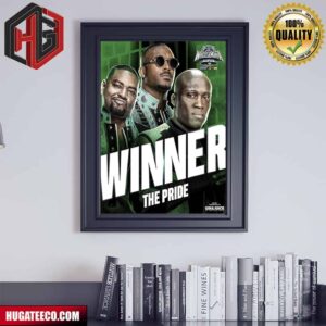 Congratulations To Bobby Lashley And The Pride Is Winner At Wrestle Mania WWE Poster Canvas