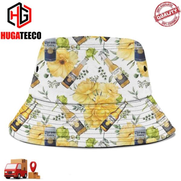 Corona Solstice Sip Embracing The Sunshine In Every Beer Summer Headwear Bucket Hat-Cap For Family