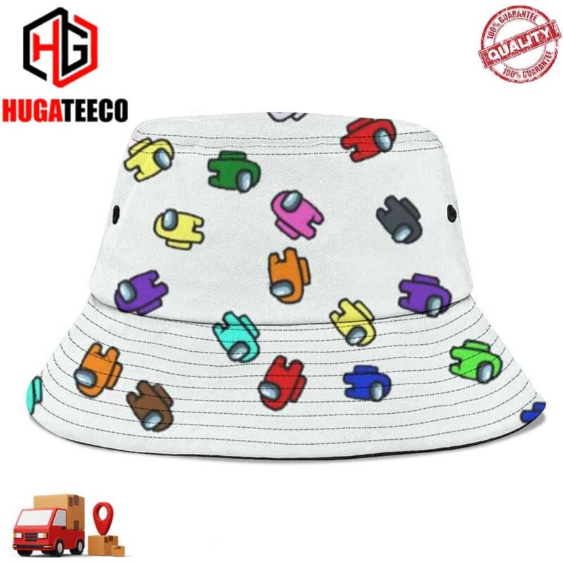 Cosmic Crew Among Us The Stars Vignette Summer Headwear Bucket Hat-Cap For Family