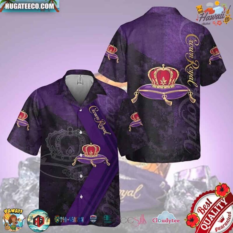 Crown Royal All Over Print Hawaiian Shirt