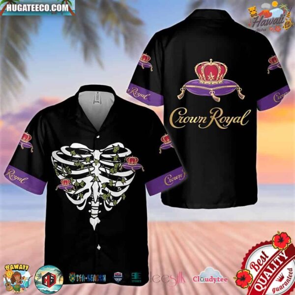Crown Royal Bone Hawaiian Shirt
