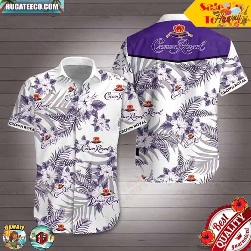 Crown Royal Canadian Whisky Hawaiian Shirt