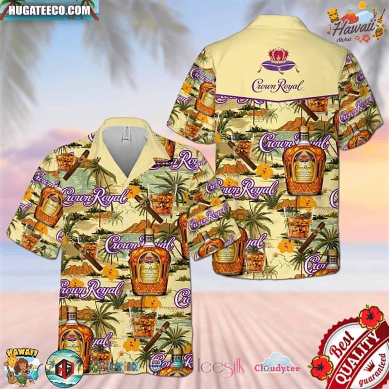 Crown Royal Cigar Hawaiian Shirt