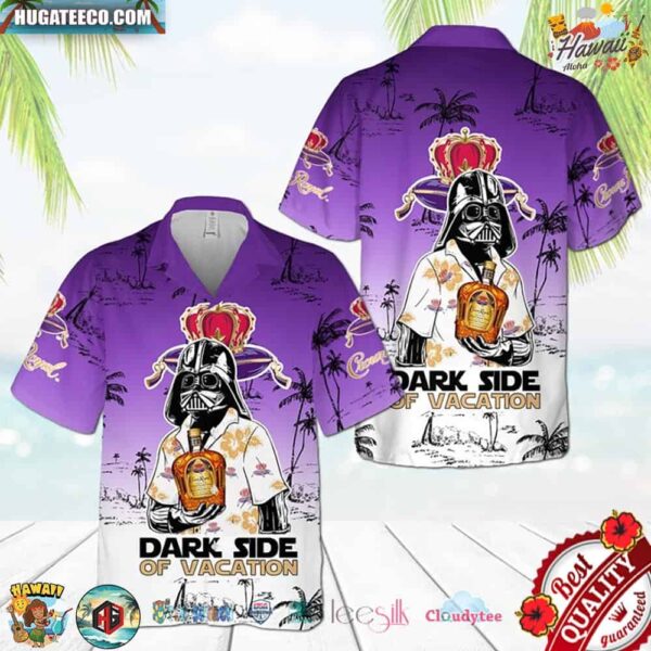 Crown Royal Dark Side Of Vacation Hawaiian Shirt