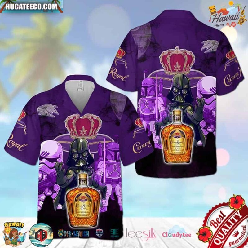 Crown Royal Darth Vader Boba Fett Stormtrooper Hawaiian Shirt