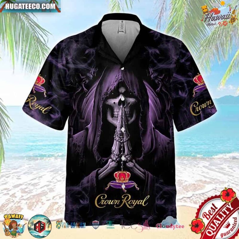 Crown Royal Death Prayer Hawaiian Shirt