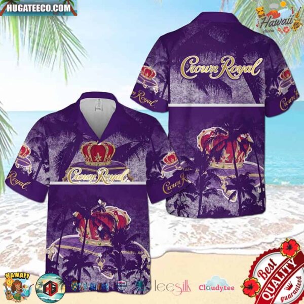 Crown Royal Palm Tree Hawaiian Shirt