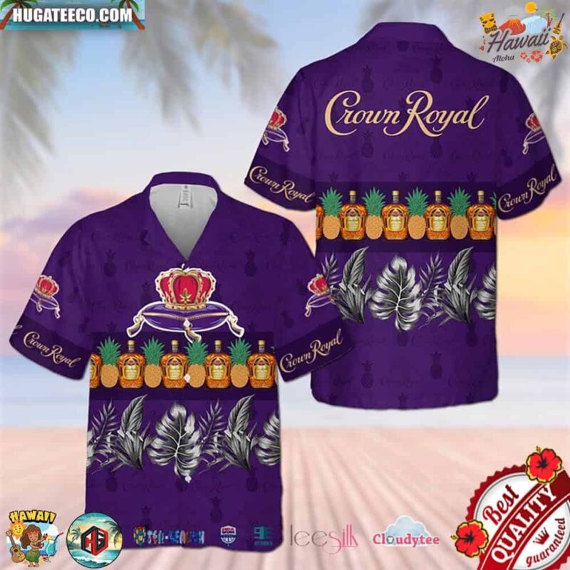 Crown Royal Pineapple Hawaiian Shirt