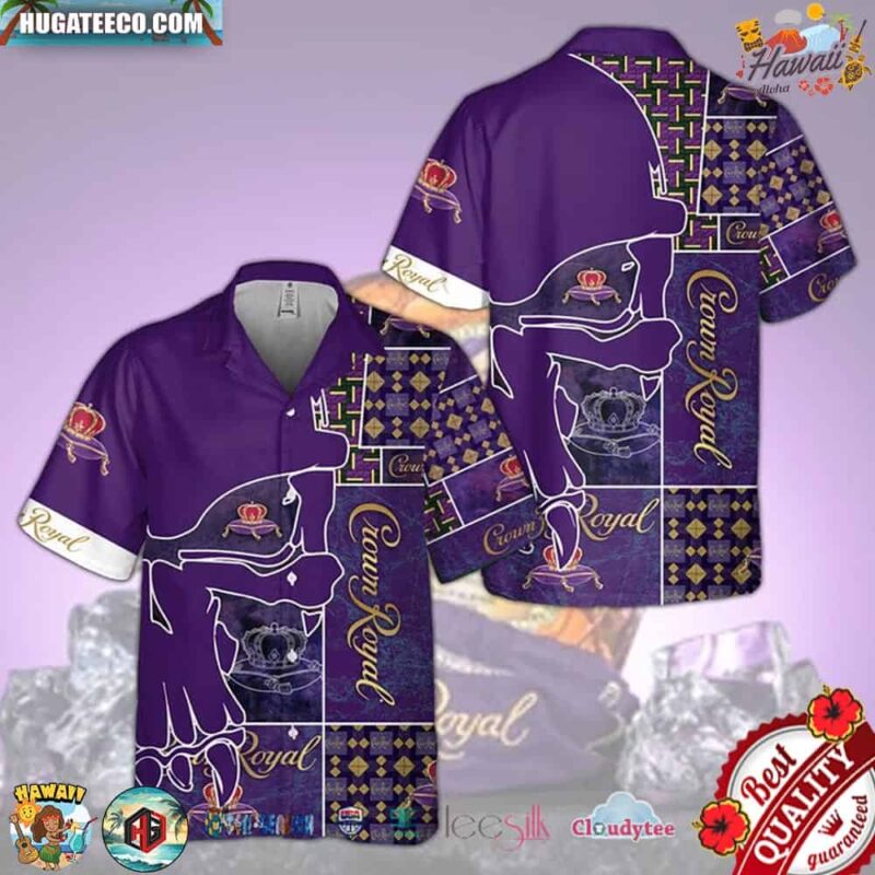 Crown Royal Short Sleeve Hawaiian Shirt