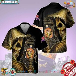 Crown Royal Skull Style 01 Hawaiian Shirt