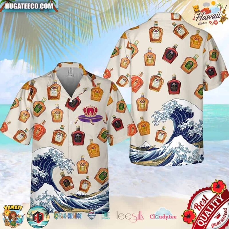 Crown Royal The Great Wave Off Kanagawa Hawaiian Shirt