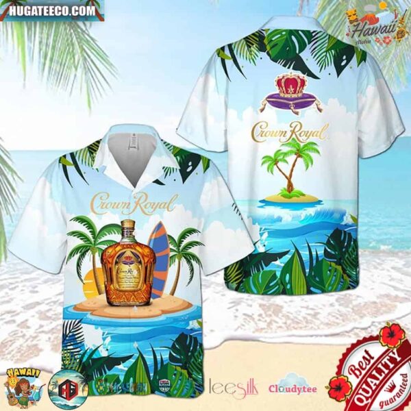 Crown Royal Tropical Island Hawaiian Shirt