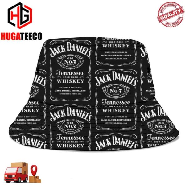 Daniels Legacy Reserve Jack Daniels Tennessee Sour Mash Whiskey Label Summer Headwear Bucket Hat-Cap For Family