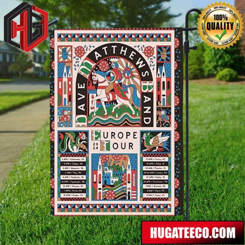 Dave Matthews Band 2024 Is Well Europe Tour 2024 Limited Poster