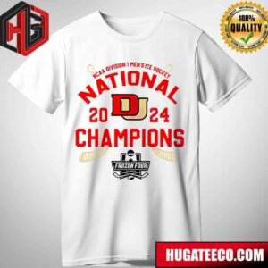 Denver Pioneers 2024 NCAA Division I Mens Ice Hockey National Champions T-Shirt