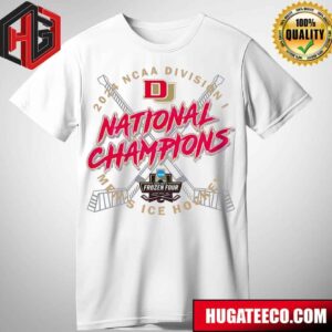 Denver Pioneers 2024 NCAA Division I National Champions Men?s Ice Hockey T-Shirt