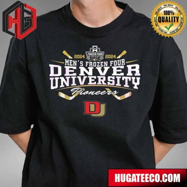 Denver Pioneers University 2024 NCAA Frozen Four Mens Ice Hockey T-Shirt