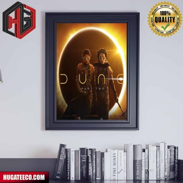 Dune Part Two X Total Eclipse 2024  Poster Canvas