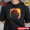 Cleveland Chicago Solar Eclipse Home Opener April 8 2024 At Professional Baseball Stadium Path Of Totality 2024 Total Eclipse Of The Heart T-Shirt