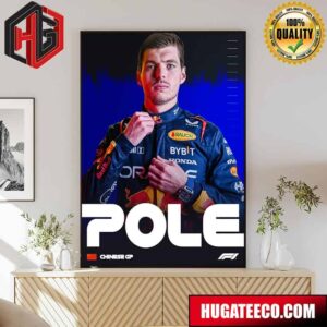 F1 Max Verstappen Takes Pole In Shanghai Home Decor Poster Canvas
