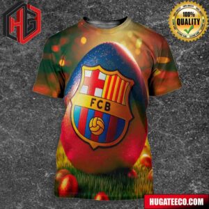 FC Barcelona Happy Easter 3D T-Shirt