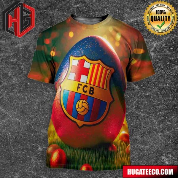 FC Barcelona Happy Easter 3D T-Shirt