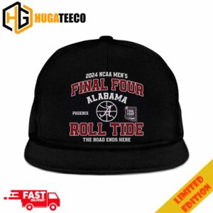 Final Four Alabama Roll Tide The Road Ends Here NCAA March Madness Classic Hat-Cap Snapback