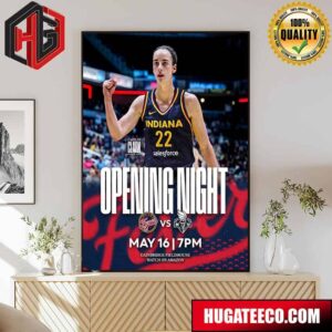 First Chance To See Caitlin Clark At Gainbridge Fieldhouse New York Liberty Vs Indiana Fever May 16 At 7pm Poster Canvas