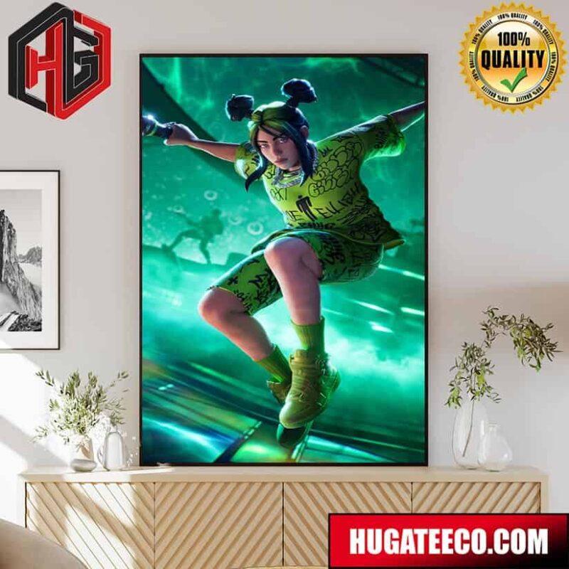 Fortnite Has Revealed The Billie Eilish Skin Poster Canvas