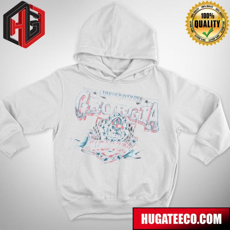 Georgia Bulldogs  Cactus Jack Goes Back To College Travis Scott X Fanatics X Mitchell And Ness With NCAA March Madness 2024 Merchandise Hoodie T-Shirt