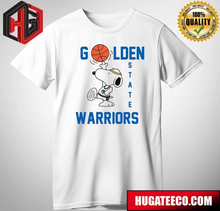 Golden State Warriors Snoopy Basketball Warriors NBA T-Shirt