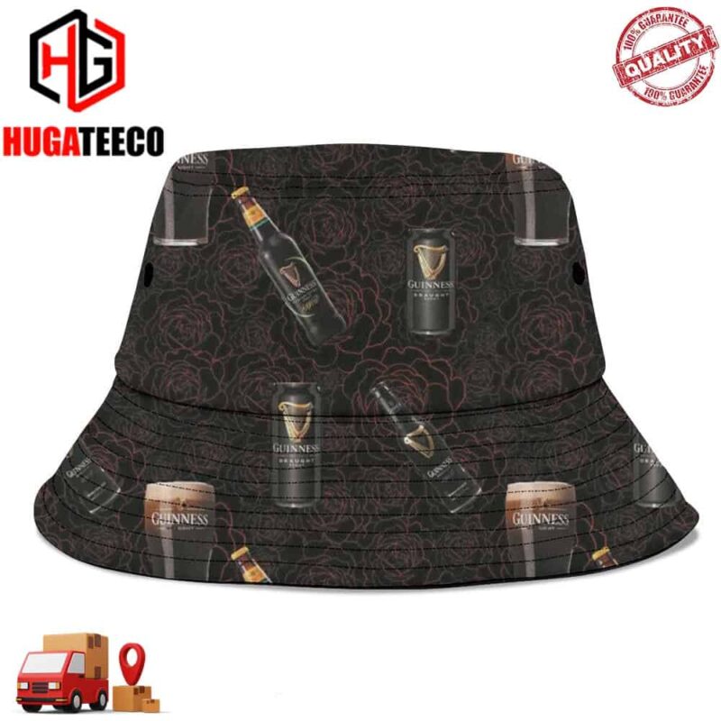 Guinness Beer Royal Stout Summer Headwear Bucket Hat-Cap For Family