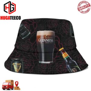 Guinness Eclipsed Essence Revel In The Dark Elegance Of Beer Summer Headwear Bucket Hat-Cap For Family