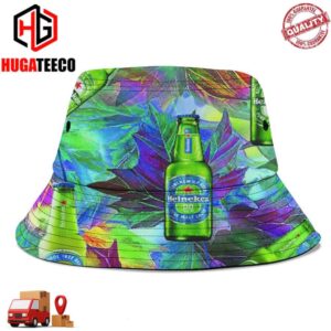 Heineken Midnight Elixir Unveiling The Essence Of Beer In Shadows Summer Headwear Bucket Hat-Cap For Family