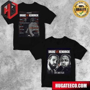 Hit Battle Drake Vs Kendrick Lamar Two Sides T-Shirt