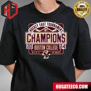 Hockey East 2024 Tournament Champions Men’s Ice Hockey Boston College Eagles T-Shirt