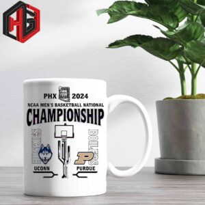 Huskies Vs Boilers NCAA Mens Basketball National Championship Ceramic Mug