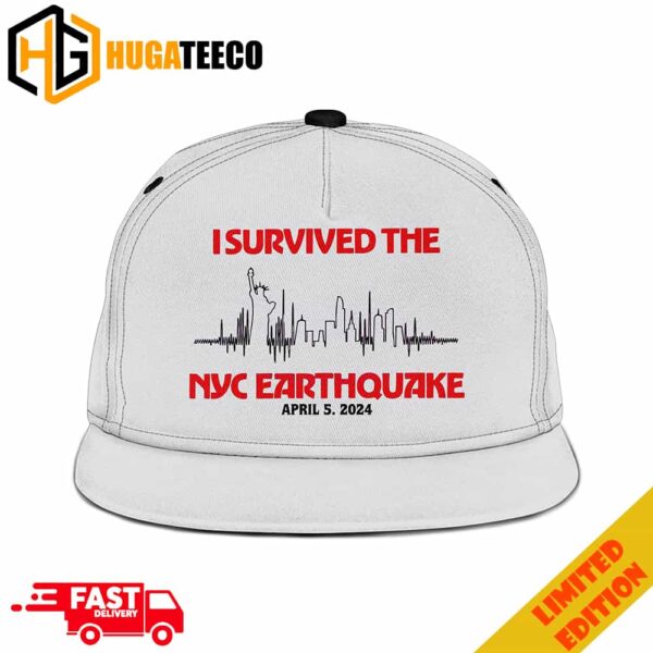 I Survived NYC Earthquake Skyline Classic Hat-Cap Snapback