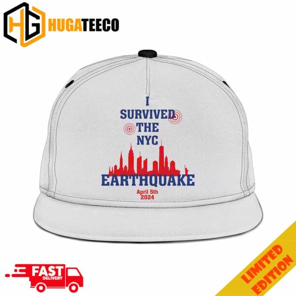 I Survived The NYC Earthquake April 5th 2024 Classic Hat-Cap Snapback