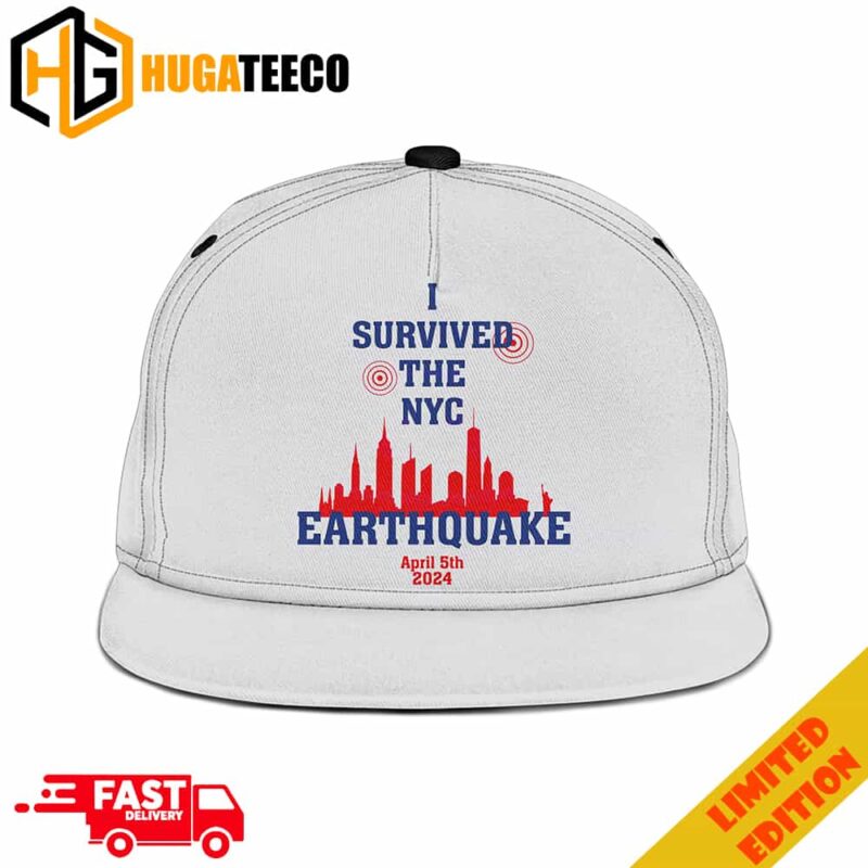 I Survived The NYC Earthquake April 5th 2024 Classic Hat-Cap Snapback