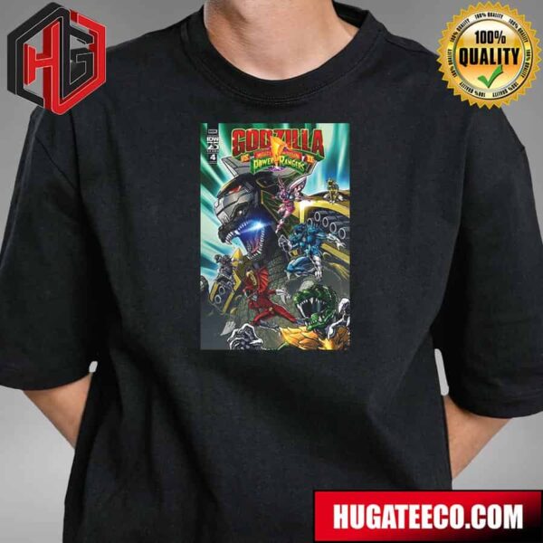 Incredible Poster For Godzilla Vs Mighty Morphin Power Rangers II T-Shirt