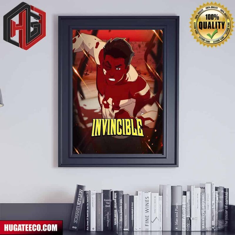 Incredible Poster For Invincible New Episodes Thursdays At 12 Am Pt On Prime Poster Canvas