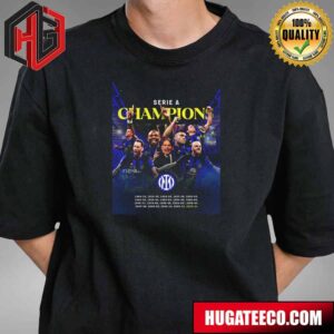 Inter Milan Are Serie A Champions T-Shirt