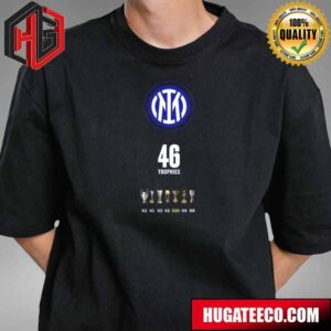 Inter Milan Now Have One More Serie A Title Congratulations Serie A With 46 Trophies And Title T-Shirt