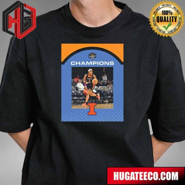 Introducing The 2024 WBIT Champions Illinois Women’s Basketball NCAA March Madness Elevate The Game T-Shirt