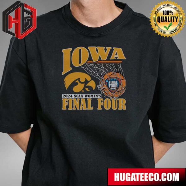 Iowa Hawkeyes Blue 84 Women’s 2024 NCAA Women’s Basketball Tournament March Madness Final Four T-Shirt