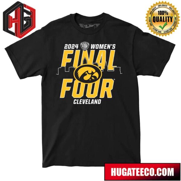 Iowa WBB 2024 Final Four Skyline T-Shirt