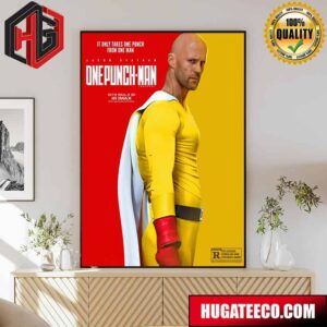 It Only Takes One Punch From One Man One Punch-Man Funny Poster By BossLogic Poster Canvas