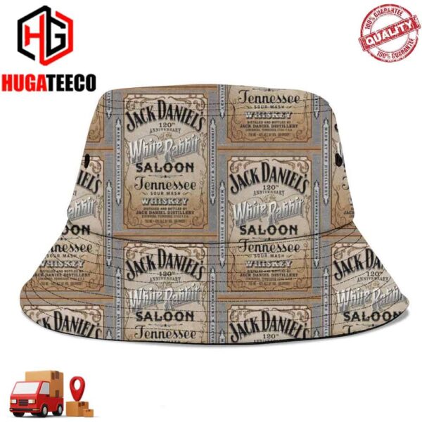 Jack Daniel’s White Rabbit Summer Headwear Bucket Hat-Cap For Family