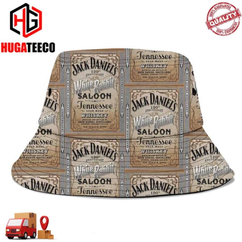 Jack Daniel’s White Rabbit Summer Headwear Bucket Hat-Cap For Family